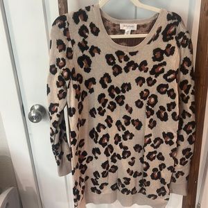 Comfy motherhood maternity cheetah sweater